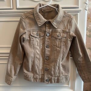 Gap Denim Kids Tan Jean Jacket